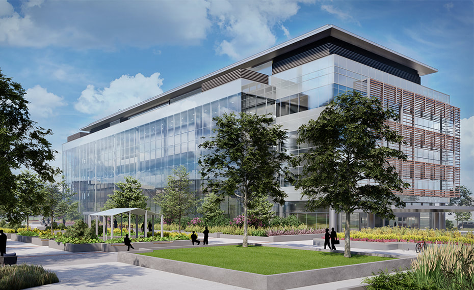 Architectural Renderings of new Cuna Mutual campus building